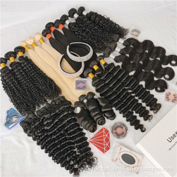 Wholesale raw cuticle aligned virgin brazilian hair,human hair weave bundle,remy 100% original brazilian human hair bundle